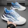 Sapatos masculinos de outono 2024 novo tênis de malha respirável com sola grossa jovem curinga casual para corrida live burst