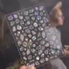 Tomoni Shell Light Pegatina para Uñas Explosiones Viento de Ensueño Pegatina para Uñas Sentido Avanzado Pegatina de Burbujas Material para Uñas