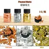 Lámina de Oro Triturada Transfronteriza, Lámina de Plata, Lámina de Cobre, Lámina de Oro Rosa, Artesanías de Barro de Cristal de Resina DIY Embotelladas, Decoración de Estatua de Buda