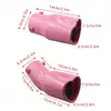 Tubo de Escape Modificado para Coche Nuevo Cola de Escape de Acero Inoxidable Engrosado Rosa con Forma de Corazón 63 mm