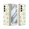Funda para teléfono móvil Samsung zfold6, pantalla plegable, carcasa de vidrio, lente enchapada, película protectora integrada