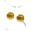 Brincos Femininos de Aço Titânio com Design Simples e Listras Quadradas, Estilo Europeu e Americano Novo, Personalizados, Folheados a Ouro 18k, Versáteis