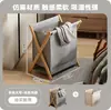 Cesta de Ropa Sucia para Uso Doméstico, Cesto de Ropa Plegable Estilo Japonés para Dormitorio, Cesta de Ropa de Tela para Baño, Solución de Almacenamiento para Ropa