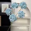Simulação 5 Cabeças Hortênsia Cerimônia de Casamento Decoração de Salão de Casamento Paisagismo Materiais de Flores Decoração de Ornamento para Sala de Estar em Casa Hortênsia