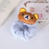 Nuevas diademas de pelo Sanx Rilakkuma de otoño e invierno, pinzas para el pelo de peluche, lindas diademas de oso