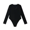 Mono Sexy Ajustado de Encaje con Cuello en V y Mangas Largas para Mujer, Diseño de Nicho, Moda Otoñal 2025, Versátil