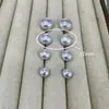 Pendientes de Perla Rosa de Alta Calidad con un Diseño de Nicho de Alta Gama, Lujo Ligero, Estilo Versátil y Popular, Pendientes y Accesorios para Orejas al por Mayor