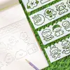 Regla original de dibujos animados a mano para estudiantes, plantilla hueca para periódico pintada a mano DIY, regla de borde decorativo multifuncional para graffiti al por mayor