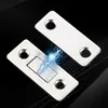 Succión Magnética sin Perforaciones para Puerta de Gabinete Ultra-delgada Fuerte Magnética Puerta Deslizante Succión de Puerta Invisible Armario Doble Succión Magnética de Gabinete Cajón Táctil Magnético Miniatura