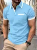 Cruzamento Europeu e Americano 2026 AliExpress Amazon Cor Sólida Camisa Polo Esportiva Masculina com Botões Dropshipping