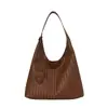 Bolsa de Palha Tecida Retro Transfronteiriça 2026 Nova para o Trabalho Casual Moda Grande Capacidade Ombro Único Versátil Bolsa de Axila