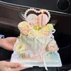 Decoração de Bolo para o Dia dos Namorados Chinês de 2025 Ornato Borboleta Sinfonia Pérola Amor Feriado Feliz Acessórios Plug-in