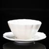 Camurça Jade kung fu xícara de chá conjunto de chá de porcelana branca xícara de chá degustação em forma de Master Cup porta-copos individual presente pessoal