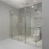 Pantalla de Ducha para Baño Tipo Bisagra de Acero Inoxidable 304 al por Mayor del Fabricante, Piezas Fundidas de Precisión con Estructura Estable y Fácil Instalación
