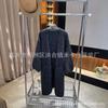 Cárdigan de Punto de Largo Medio Estilo Coreano Estilo Holgazán Abrigo para Mujer Ropa Exterior Otoño e Invierno Nuevo Suéter Holgado Ajustado Abrigo para Mujer