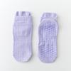 Calcetines de Yoga de Primavera y Verano de Algodón Puro Antideslizantes de Silicona para Interior Fitness Pilates Calcetines Deportivos de Malla sin Costuras para Mujer