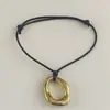 Tobillera con Colgante Ovalado Hueco de Forma Irregular de Moda Transfronteriza Europea y Americana Joyería para el Pie Venta al por Mayor