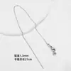 Pulseira Ajustável de Agulha em Aço Titânio Galvanizada a Vácuo Dourado 18K Pulseira que Não Desbota para Mulheres Joias Artesanais com Contas de Nicho Ins