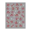 Redanco5D Relieve Popular Dibujos Animados Pegatina para Uñas Concha Luz Fuegos Artificiales Castillo Estéreo Pegatina para Uñas He1432