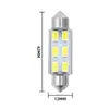 Lámpara de Decodificación de Doble Punta 5630-6Smd Luz LED Especial para Lectura de Coche 31mm 36mm 39mm Luz Interior