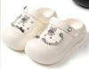 Zuecos de Moda de Osito para Mujer, Sandalias de Playa de Suela Gruesa de Eva con Amortiguación, Pantuflas de Mujer con Aumento de Altura al por Mayor