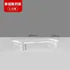 Suporte de exibição acrílico transparente para aumentar altura sapatos pequenos ornamentos prateleira de armazenamento display ao vivo feito à mão prateleira de armazenamento multifuncional