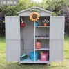 Gabinete de Almacenamiento de Herramientas para Exteriores, Caja de Almacenamiento para Jardín a Prueba de Sol, Organizador de Juguetes para el Hogar, Zapatero para la Entrada de la Villa