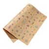 Buquê de flores de papel kraft retrô espessado transfronteiriço embalagem de flores frescas caixa de presente papel de embalagem para presente em estoque atacado