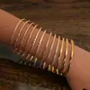 Conjunto de 12 Peças Empilháveis Transfronteiriço Europeu e Americano de Pulseiras Metálicas Boêmias para Mulheres, Conjunto de Pulseiras Simples Vintage para Combinar Venda por Atacado