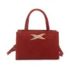 Bolso cruzado para mujer 2026 patrón de diamante bordado moda bolso cuadrado pequeño estilo horizontal nuevo bolso cruzado de alta gama bolso de hombro
