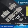 Janela de sacada sem moldura trava automática porta de vidro deslizante antiga e trava de janela trava de porta de banheiro aço inoxidável