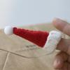 Mini Gorro de Navidad Bufanda Decorativa Navidad bufanda tejida mini gorro de punto