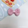 Accesorios de Flor de Lazo a Cuadros Ropa Accesorios para el Cabello Zapatos Sombreros Caja de Regalo Pajarita para Muñeca Decoración Accesorios Hechos a Mano DIY