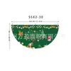 Bandera colgante de Navidad nueva transfronteriza de Amazon Bandera semicircular Bandera en forma de abanico Bandera de forma especial Decoración de barandilla para fiesta de Halloween