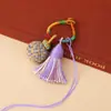 2026 Llavero de Cuerda Multicolor Estilo Étnico Tejido a Mano Multicolor Exquisito Adorno de Bola Colgante para Bolso Accesorios de Borla Venta al por Mayor