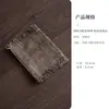 Posavasos de Tela Vintage Hechos a Mano con Bordes Deshilachados, Posavasos Estilo Zen para Tazas de Té, Posavasos Resistentes al Calor, Protectores Anti-quemaduras para Mesa de Té, Accesorios para Ceremonia del Té