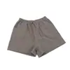 Pantalones Cortos de Algodón y Lino de Cintura Alta para Mujer, Verano Cintura Elástica, Holgados Casual de Lino Adelgazantes Estilo Coreano Moda Versátil Tallas Grandes Pierna Ancha