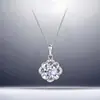 Collar Corea del Sur cadena corta clavícula circón flor de hibisco Yongsheng collar de trébol incrustado con diamantes joyería al por mayor