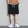 Bermuda de Trabalho Masculina Marca Tendência 2026 Novo Verão Estilo Fino Casual Solta Esportiva Calça de Cinco Pontos