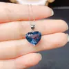 Venta al por mayor de fábrica Popular Colgante de Topacio Natural Plata S925 Incrustado Piedra Principal 11*13 Fábrica de Joyería Venta Directa