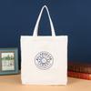 Bolsa de lienzo en blanco artística algodón puro estudiante gran capacidad Bolsa de algodón para libros patrón impresión a color bolso de mano diy pintado a mano
