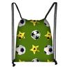 Nueva Serie de Fútbol Bolsillo con Cordón para Estudiante de Primaria Moda Niño Deporte Portátil Almacenamiento Bolsa con Cordón Venta al por Mayor Transfronteriza Caliente