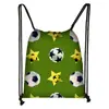 Bolsa de Almacenamiento de Fútbol Transfronteriza 2015 para Niños y Estudiantes, Bolsa de Cordón de Dibujos Animados de Gran Capacidad, Mochila Portátil al por Mayor Caliente