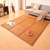 Almofada de chão dobrável estilo japonês espessada para resfriamento para uso doméstico na sala de estar e quarto, tapete de rattan para cama tatame de verão