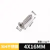 Tornillos Autorroscantes Avellanados de Acero Inoxidable M4/M5/Tornillos Autorroscantes de Acero Laminado en Frío Escuadras de Esquina de Acero Inoxidable para Muebles
