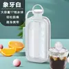 Molde para Cubitos de Hielo de Hockey sobre Hielo Bandeja de Hielo Botella de Agua Silicona Paquete de Hielo para Refrigerador Grado Alimenticio Plegable Portátil Sellado