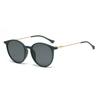 Gafas Jamie 9328 de Montura Redonda Taobao Anti Luz Azul Estilo Ins Retro Gafas de Sol Transfronterizas para Hombres y Mujeres