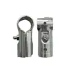 Accesorios para Secador de Piso de Conexión 4/6 Hebilla Cruzada Pieza de Fijación en T Tubo de Acero Inoxidable de 20/25 mm Accesorios