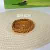 Mini cesta tejida de imitación de ratán y mango, cesta colgante de pared, accesorios de juguetes, accesorios de fotografía, almacenamiento y decoración.