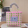 Bolsa de Elefante Estilo Tailandés, Bolsa Tejida Hecha a Mano, Cesta de Verduras, Bolso de Mano para Mujer, Bolsa para Lonchera de Souvenir